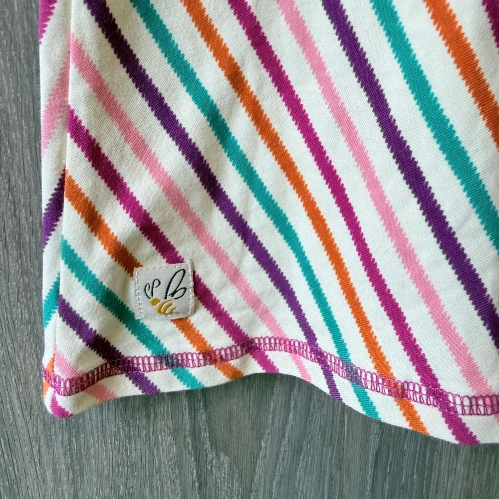 Wildflowers Clothing Striped Dress Girls Size 2 Multi Color Boho Whimsical‎ Knit